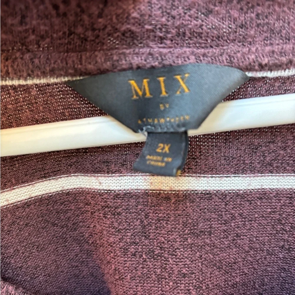 Burgundy Nautical Boat Neck Sweater - Picture 4 of 5